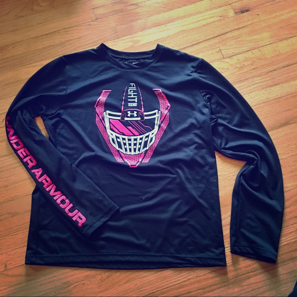 UnderArmour Football Breast Cancer HeatGear
